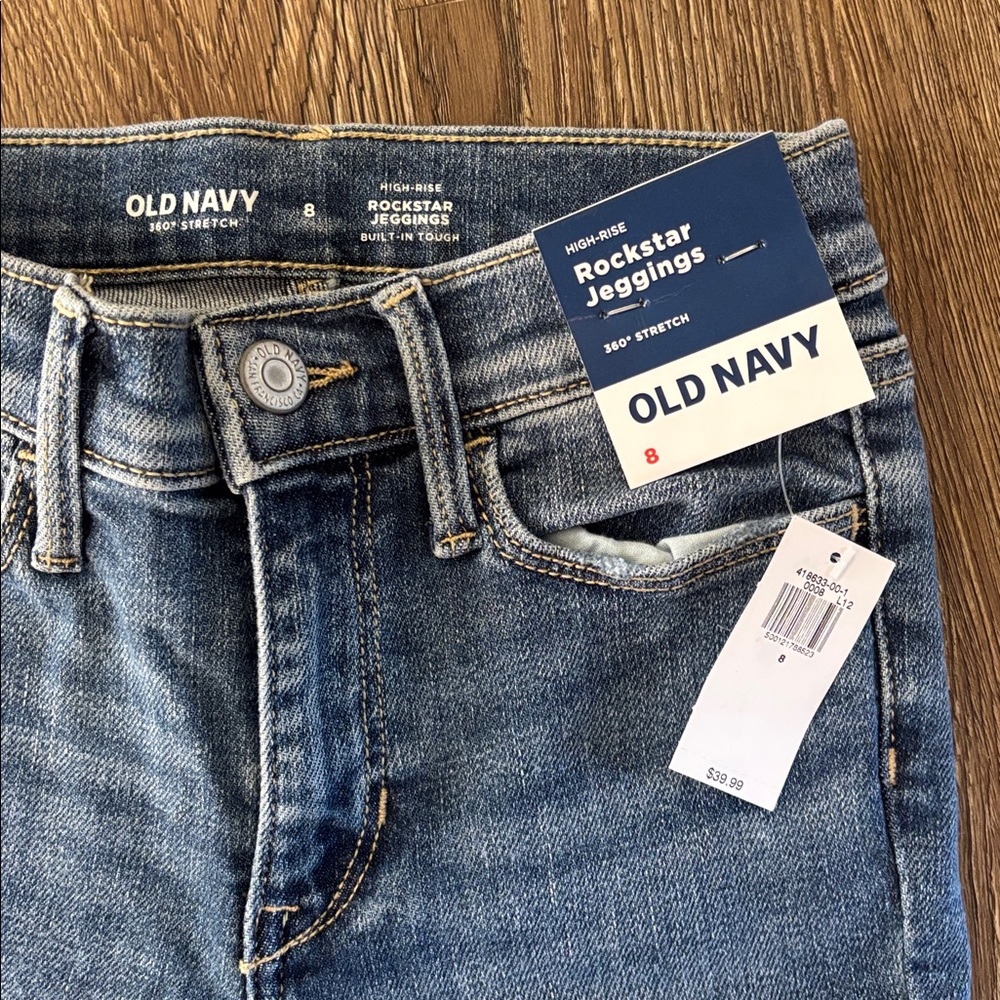NWT Old Navy High Rise Rockstar Jeggings - Picture 2 of 4
